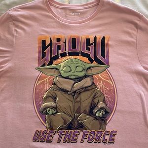 The Mandalorian Baby Yoda Grogu Graphic T-Shirt